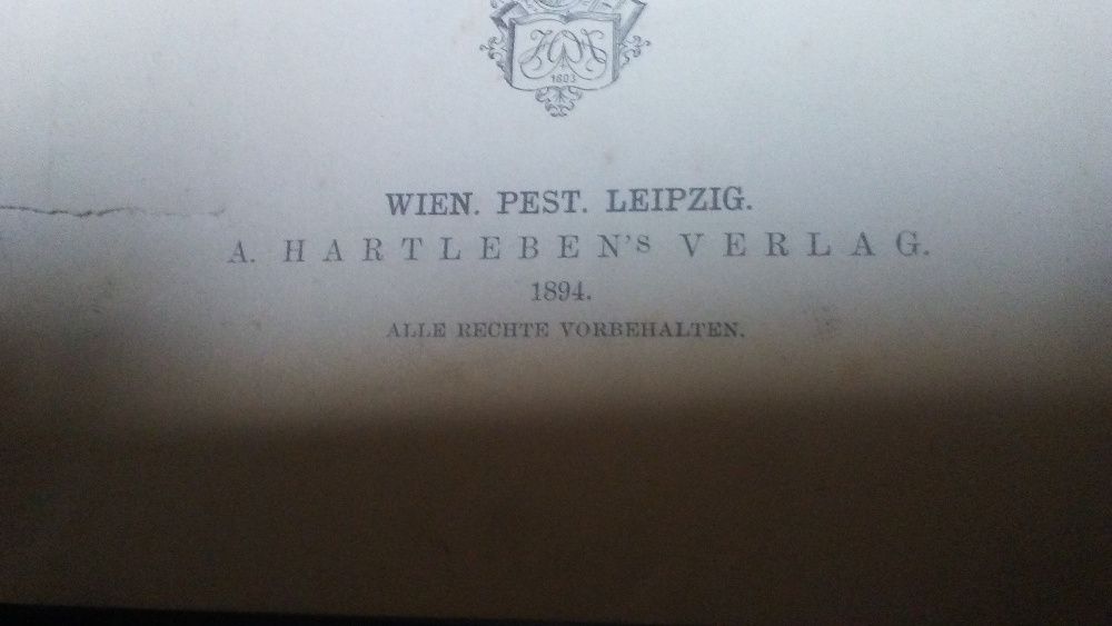 KSIĄŻKA Z 1894 im reiche des geistes von karl faulmann 1894