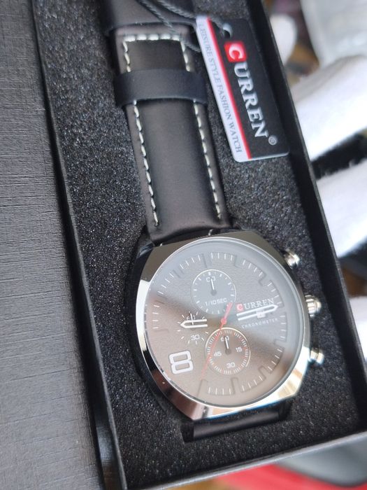 Relógio Musk midnight Silver black Edition by Curren