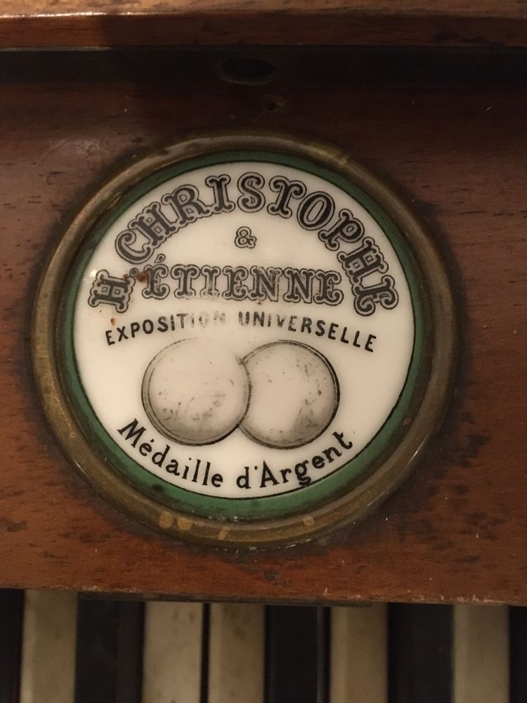 H.Christophe & Etienne zabytkowe organy z miechem harmonium XIXw