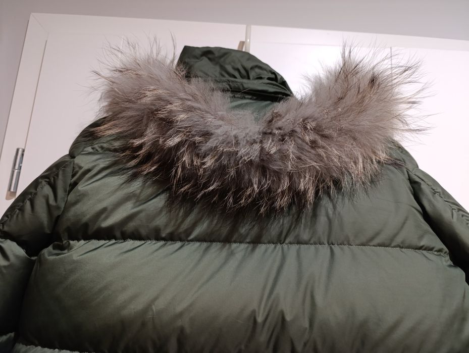 Obszycie do kaptura z naturalnego lisa, jenota