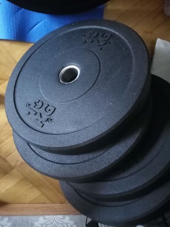 Obciążenie bumper 2x10 kg olimpijskie 51fi