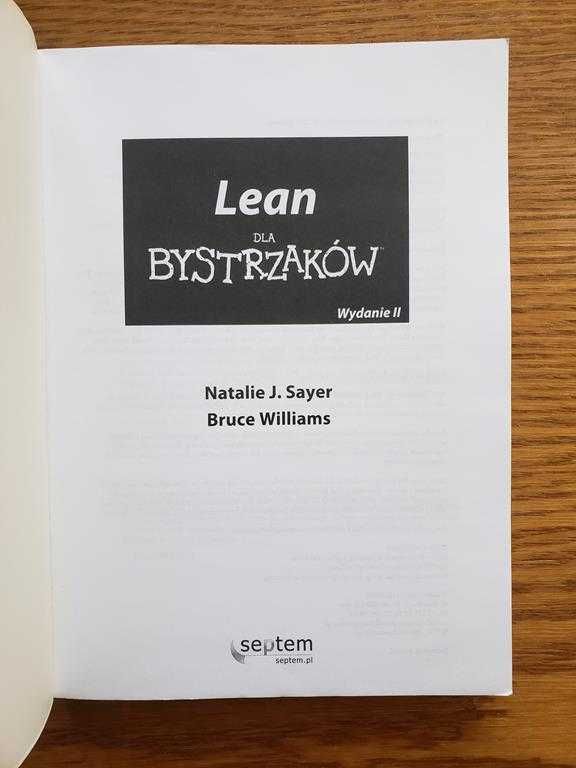 Lean dla Bystrzaków - Natalie J. Sayer , Bruce Williams