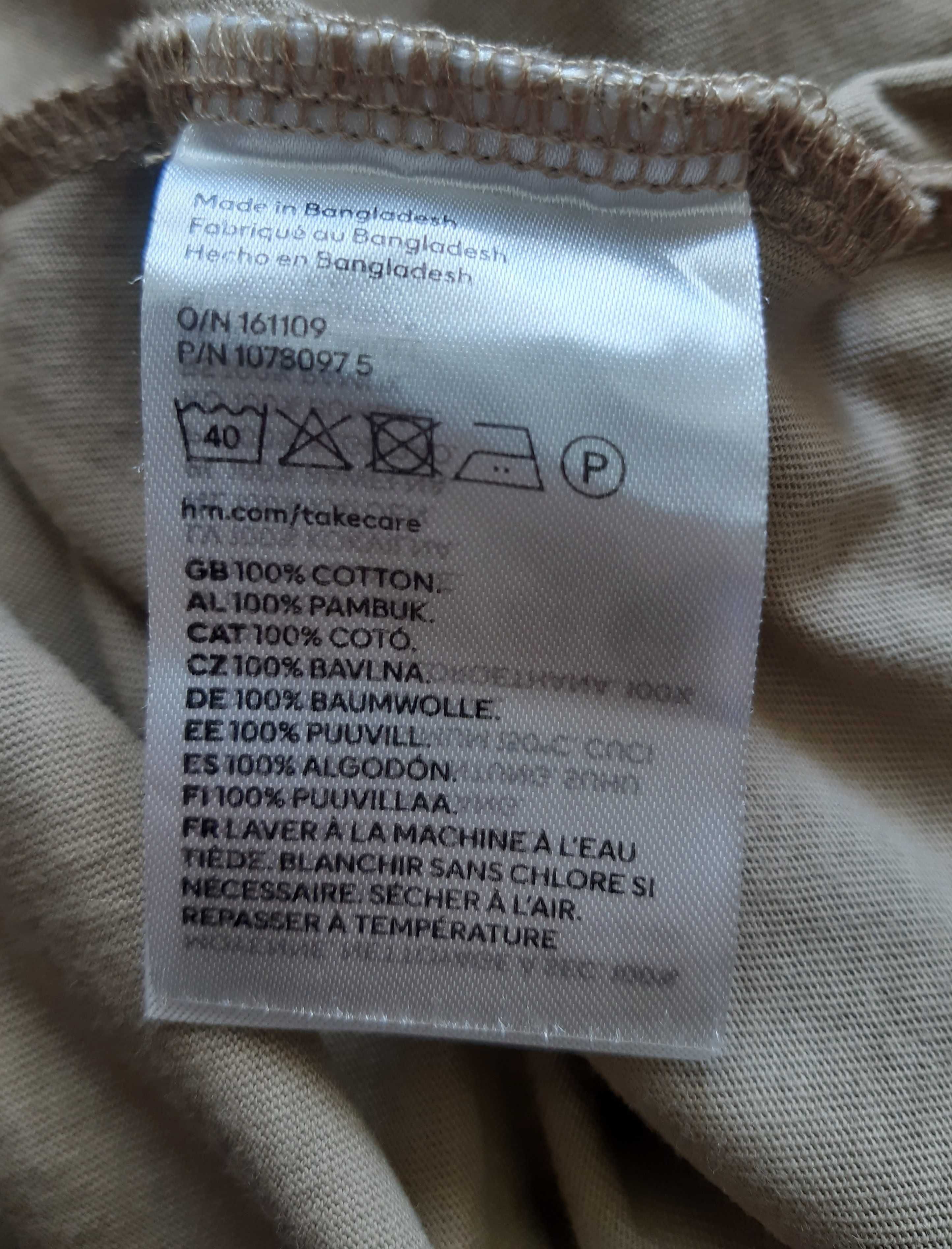 Натуральное платье футболка в спортивном стиле запах для беременых h&m