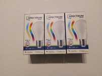 3 SMART Żarówki LED Spectrum E27 9W RGB 800-930lm - Inteligentny dom