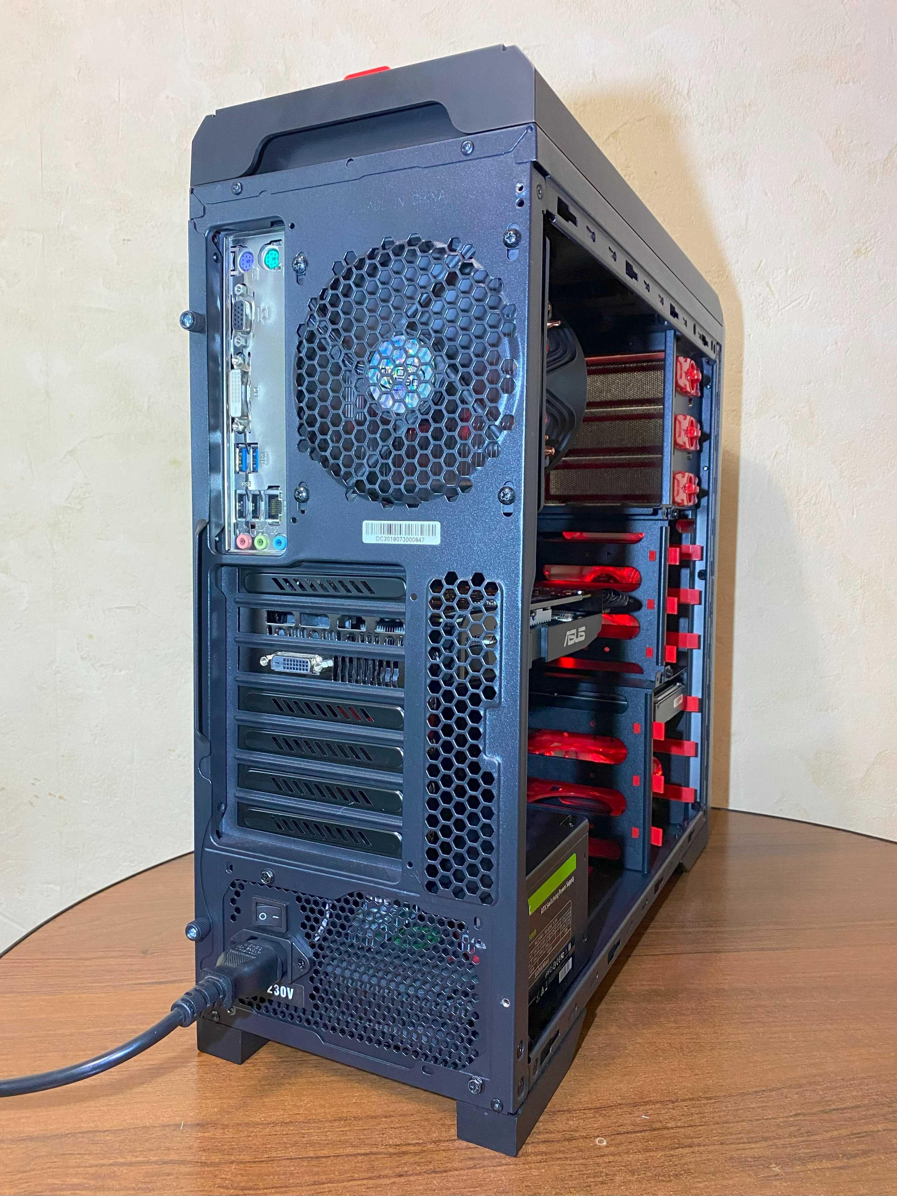 Игровой ПК Intel 4 ядра по 3.5Ггц, RX580 4Gb, ddr4 16Gb, SSD120,HDD1Tb