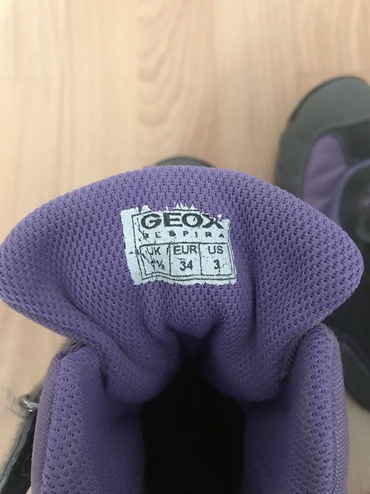 Buty zimowe 34 śniegowce wysokie 3 rzepy Geox