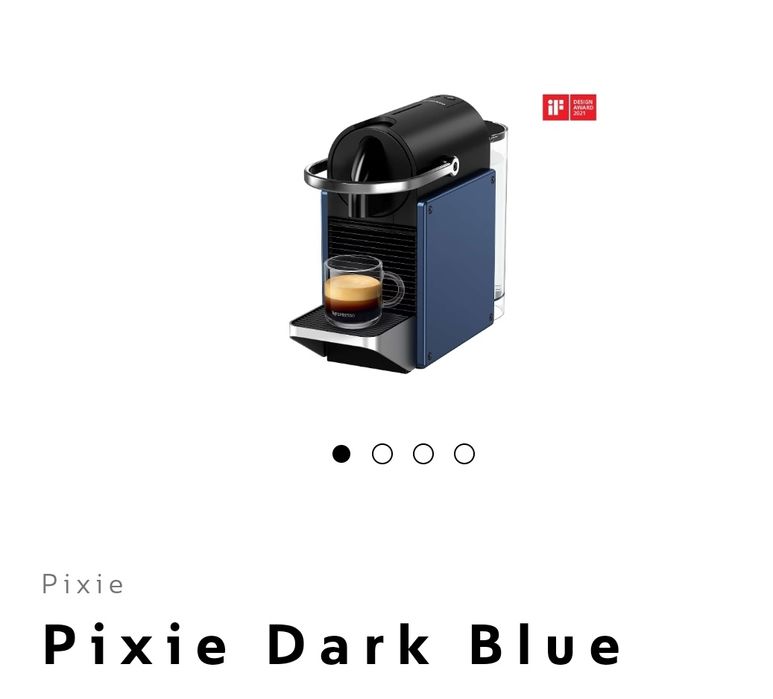 Máquina NESPRESSO azul cobalto - NOVA com garantia