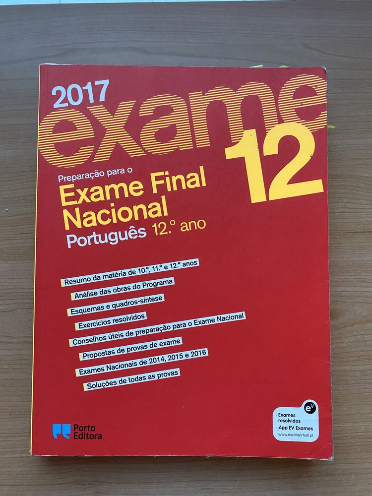 Livro de preparação para o Exame Final Nacional de Português