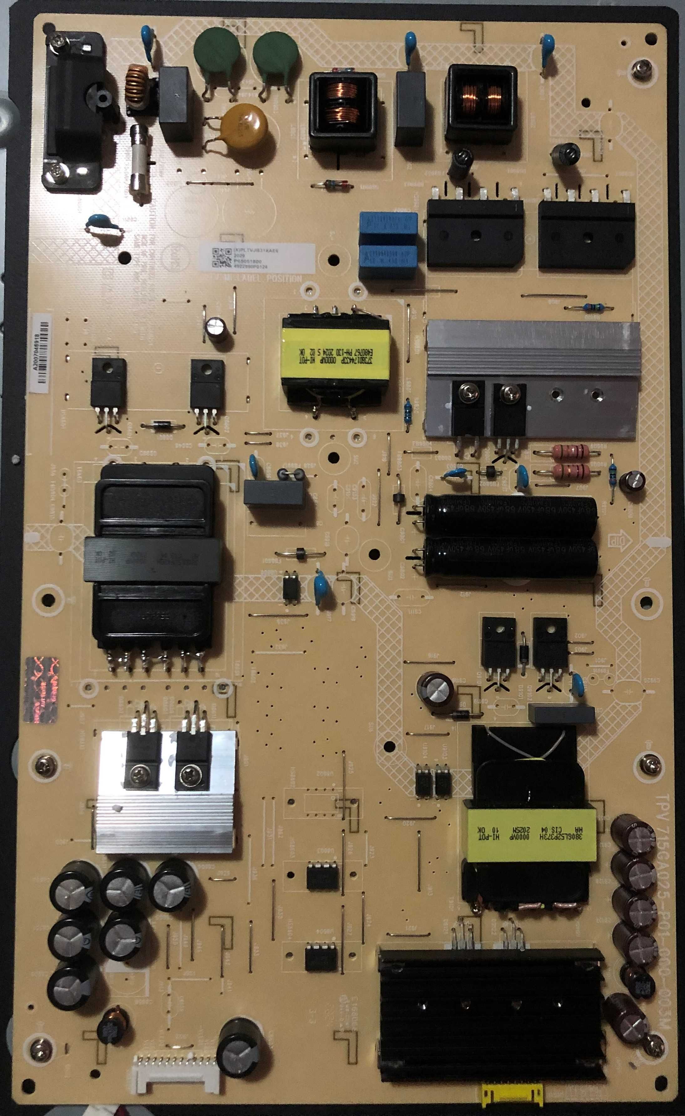 Pecas  PHILIPS	65PUS8506/12 Fonte	715GA025-P01.000.003M Board 715GA006