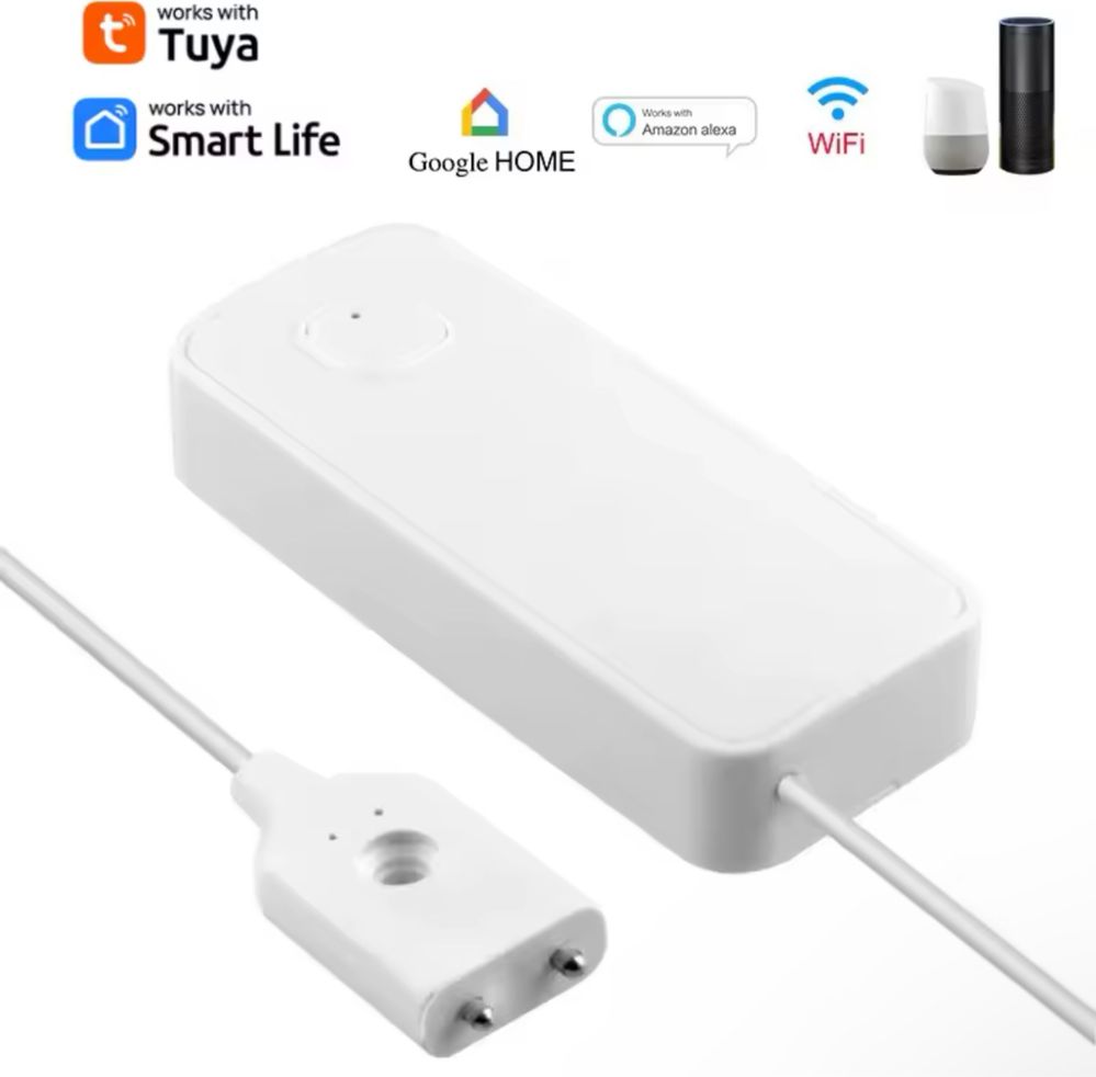 SMART Home czujnik zalania 1 szt detektor wycieku czujnik poziomu wody