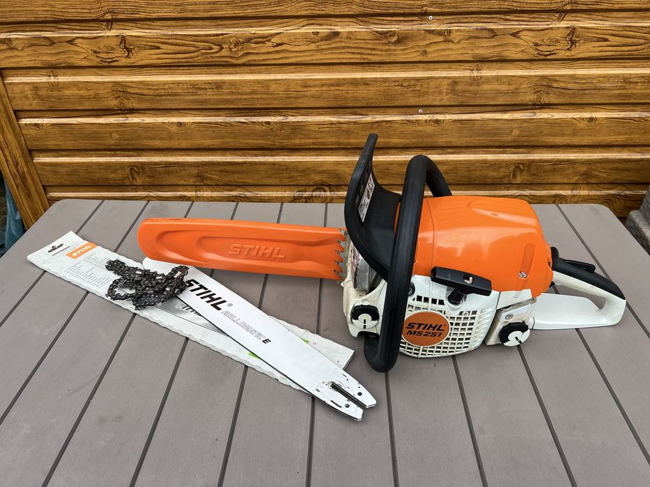 Piła Stihl ms 251 dodatkowa dłuzsza prowadnica