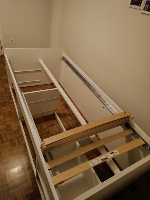 Cama + colchão 90x200 cm