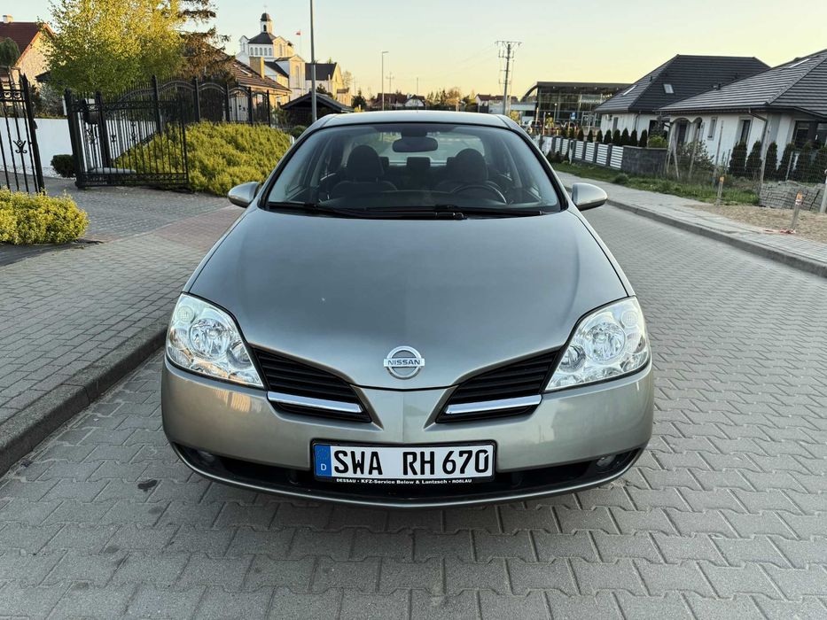 NISSAN PRIMERA 2004r 1.8 benz KLIMA/ALU/KAMERA wzorowy stan 154.000km!