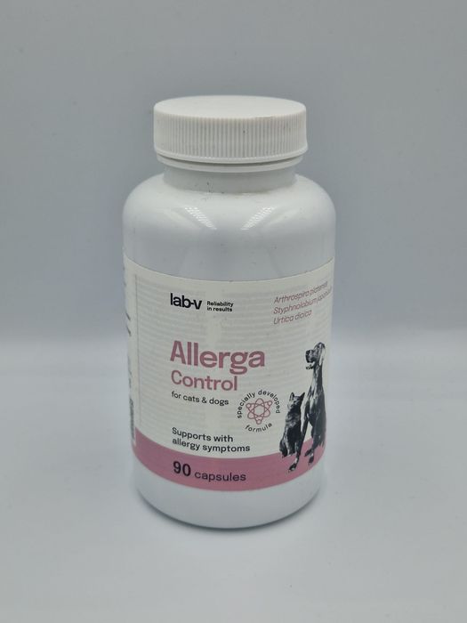 Lab-v Allegra Control kapsułki dla psa i kota na alergię alergia