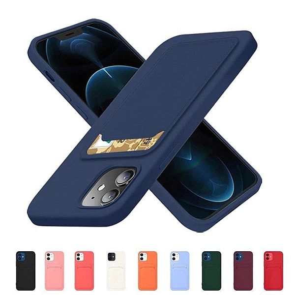 Card Case silikonowe etui portfel z kieszonką na kartę dokumenty do Sa