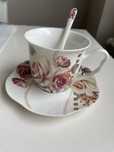 Filiżanka w róże retro shabby chic