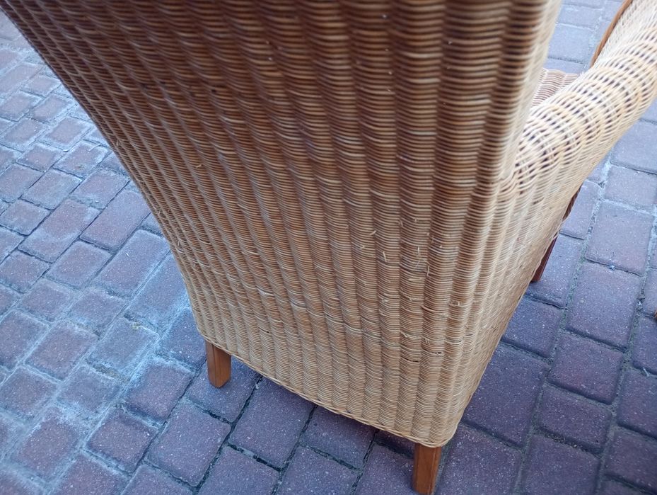 Krzesła fotele ratanowe