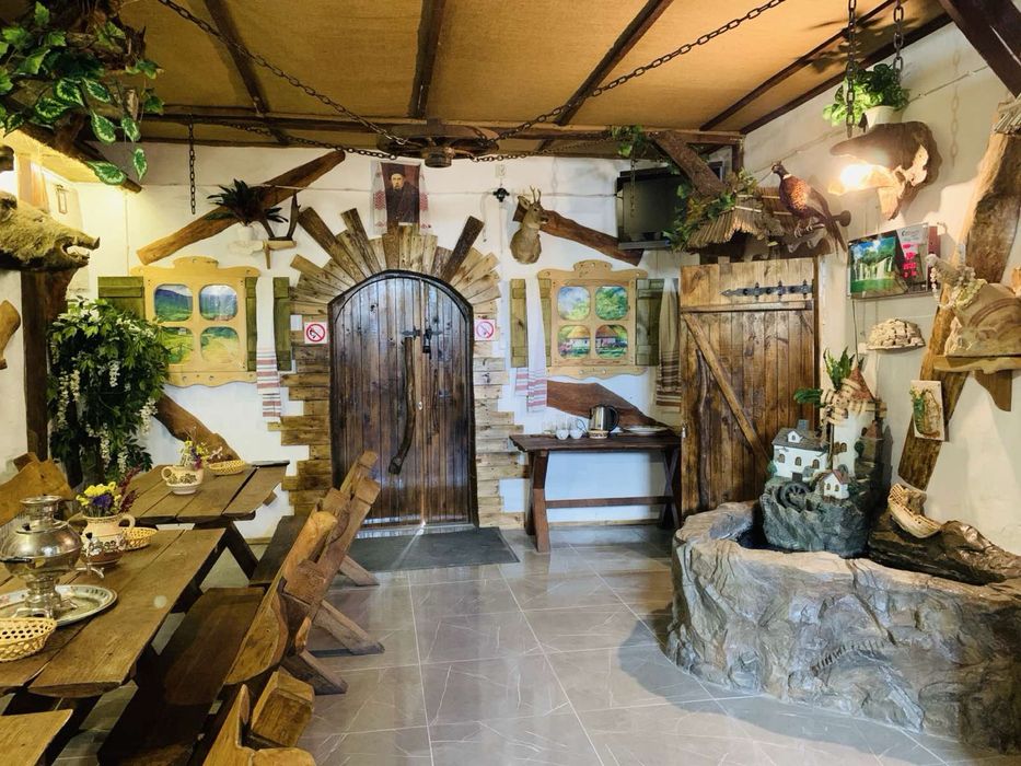 Українська банька на дровах