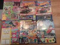 Pokemon HotWheels gazetki różne zestaw 6