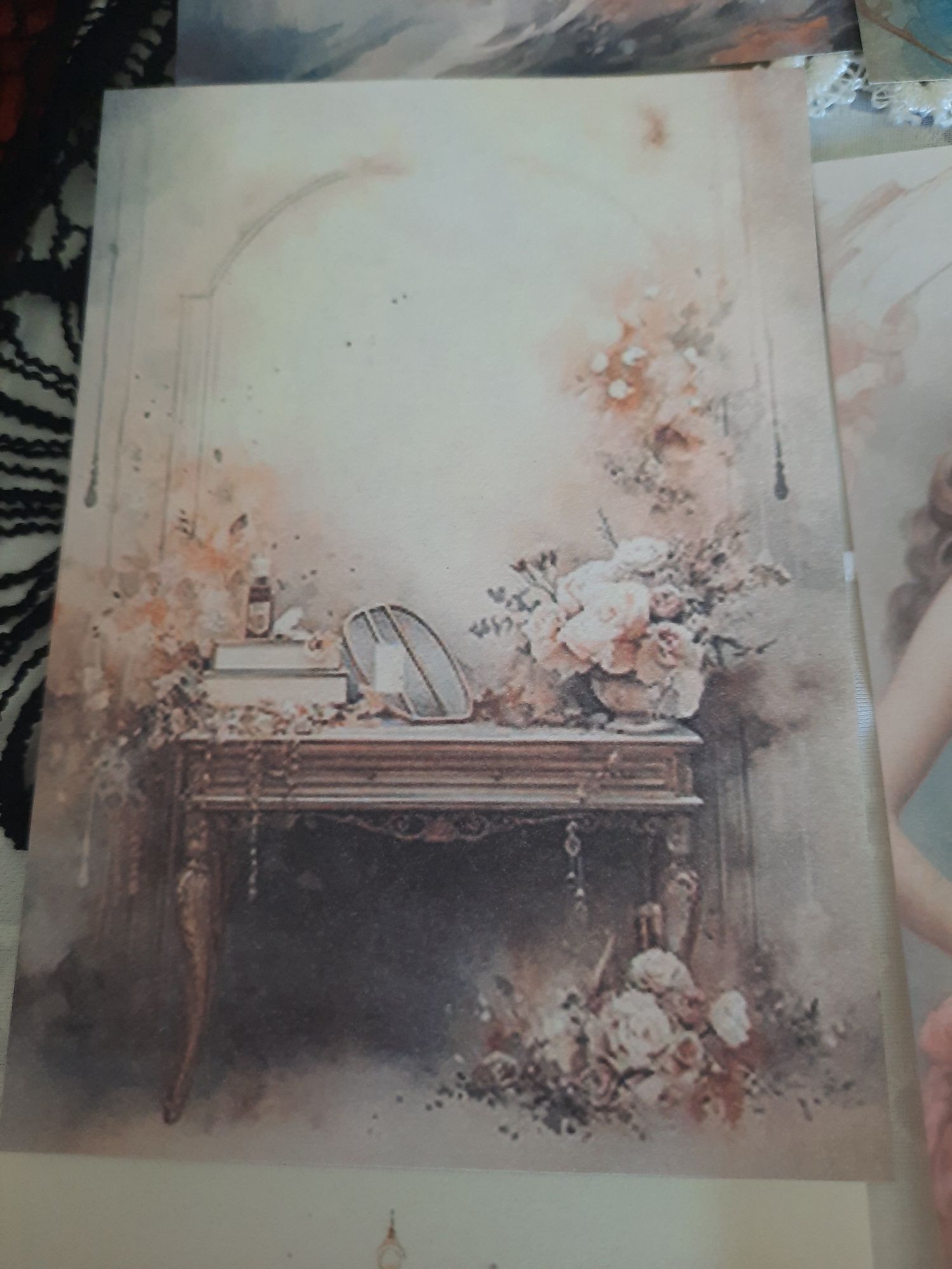 Papéis Scrapbooking Vintage (20 unidades)