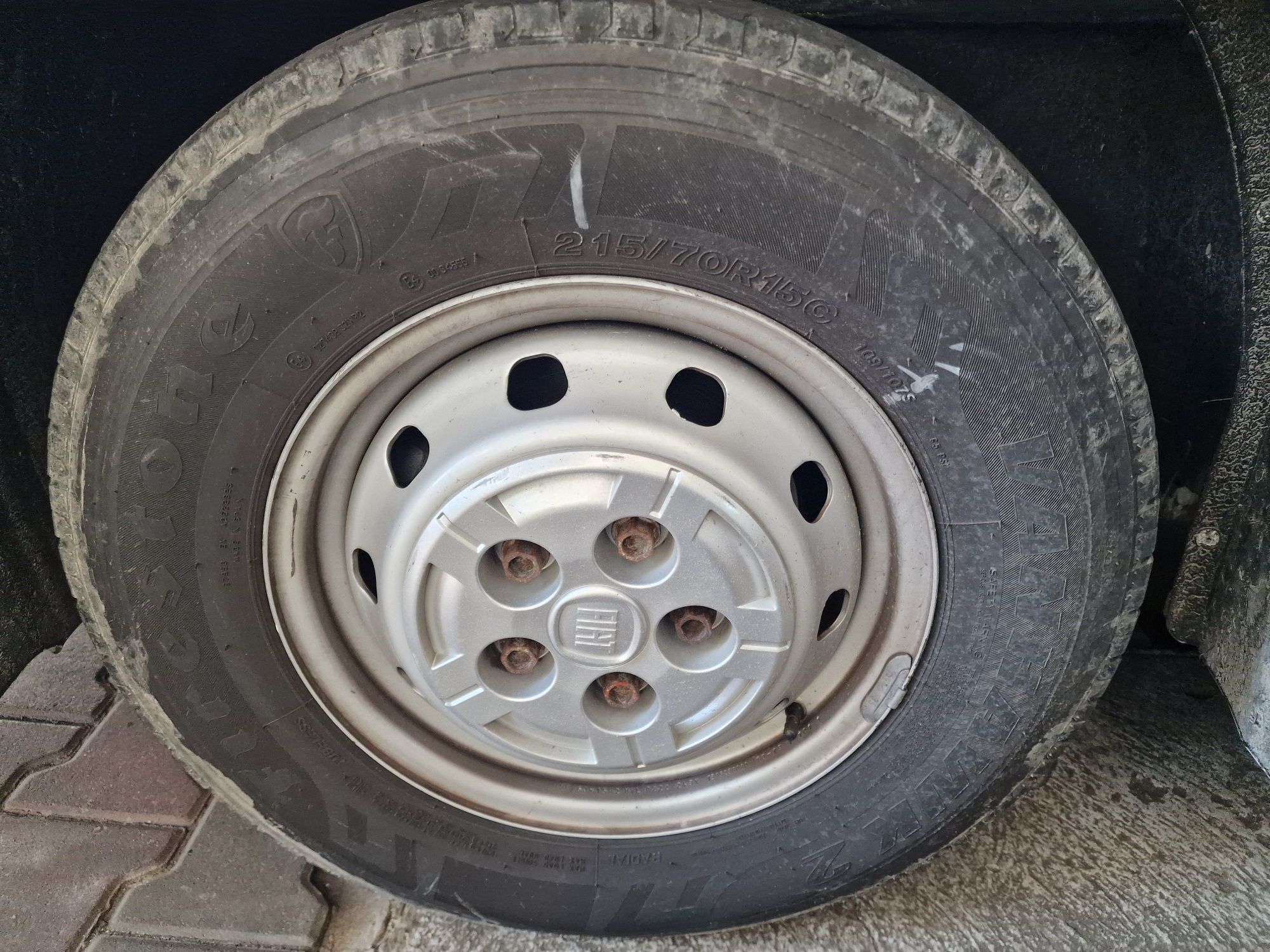 Ducato kamper 215/70R15C Continental VancoCamper opony felgi 5x118