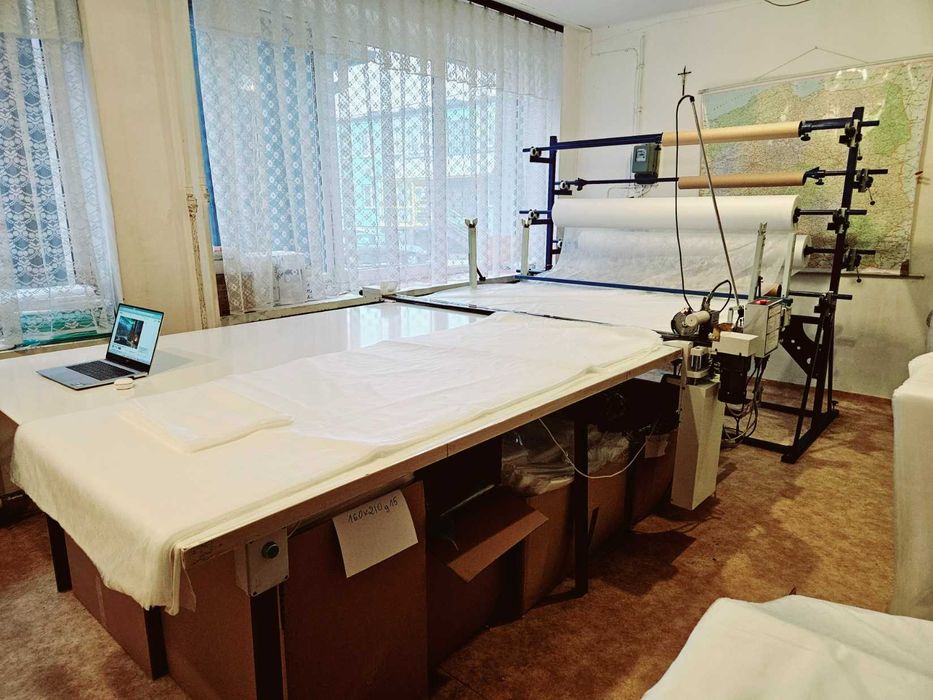 odkrawacz automatyczny DAYANG DYDB-2 2.5M + stół + stojak na 5 rolek