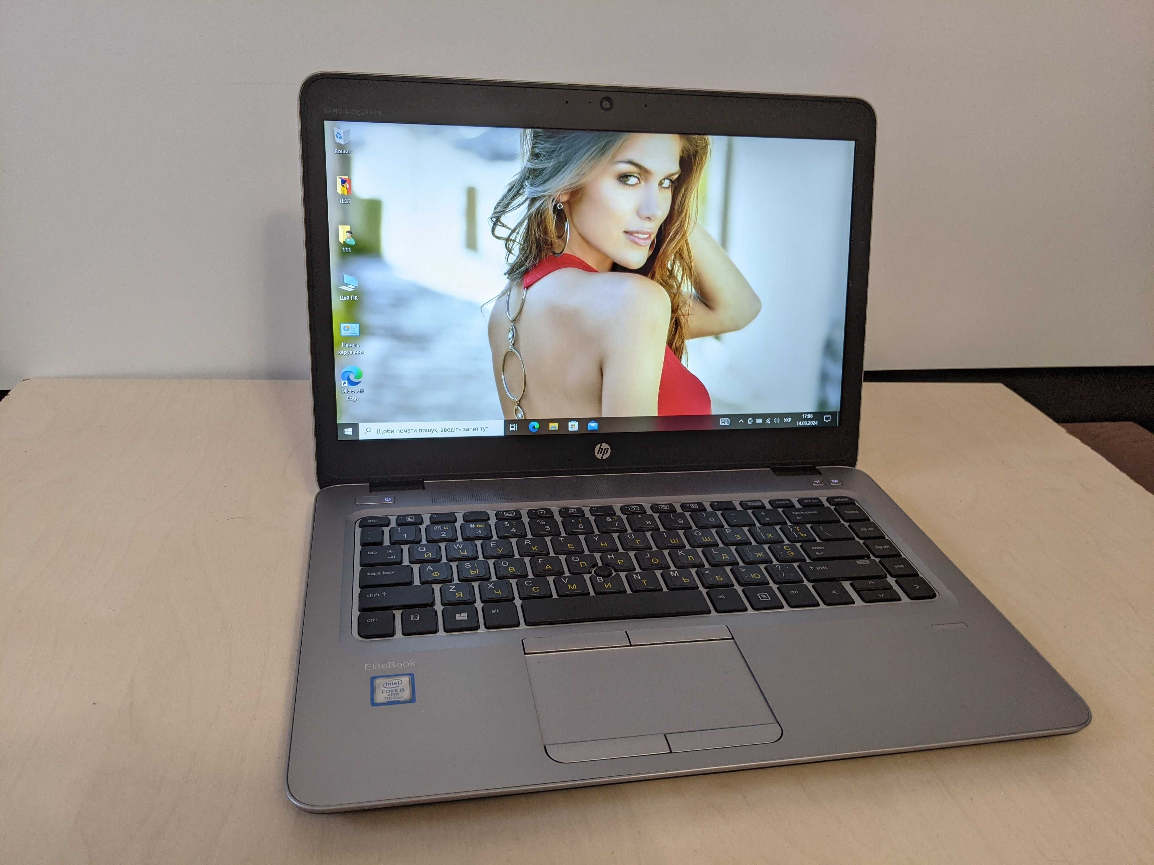 FHD IPS HP EliteBook 840 G4 - i5-7300U/8/модем LTE 4G ноутбук