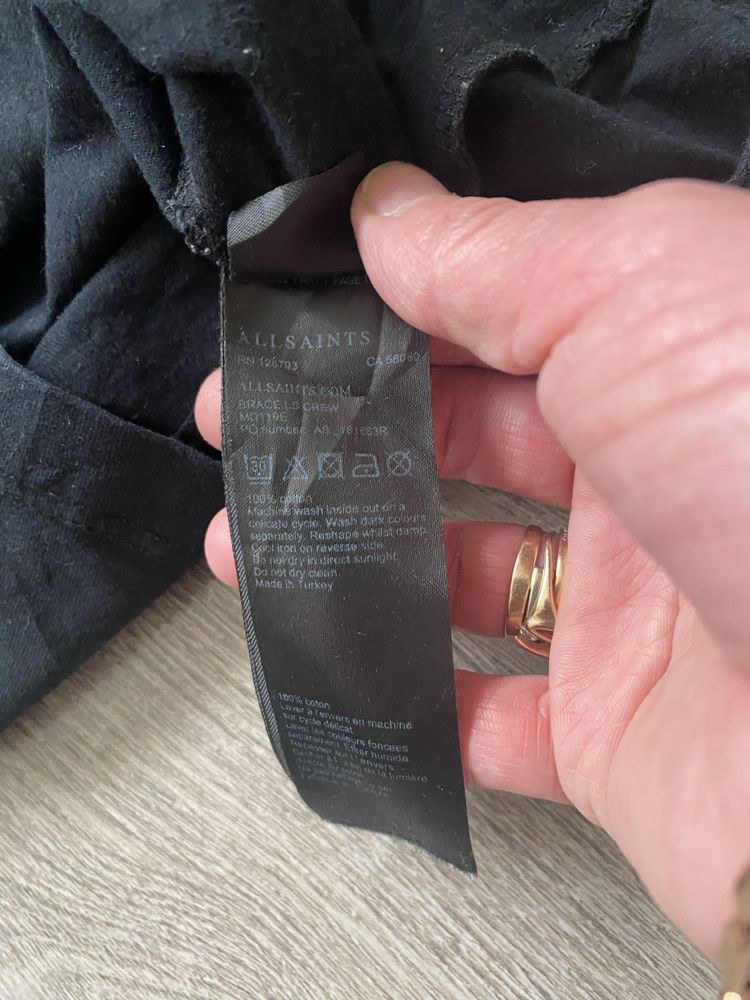 AllSaints meska koszulka z dlugimi rekawami