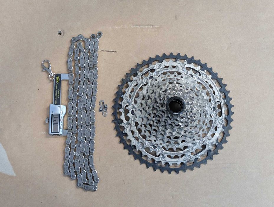 Komplet kaseta + lacuch 12S SLX 0.25 mm