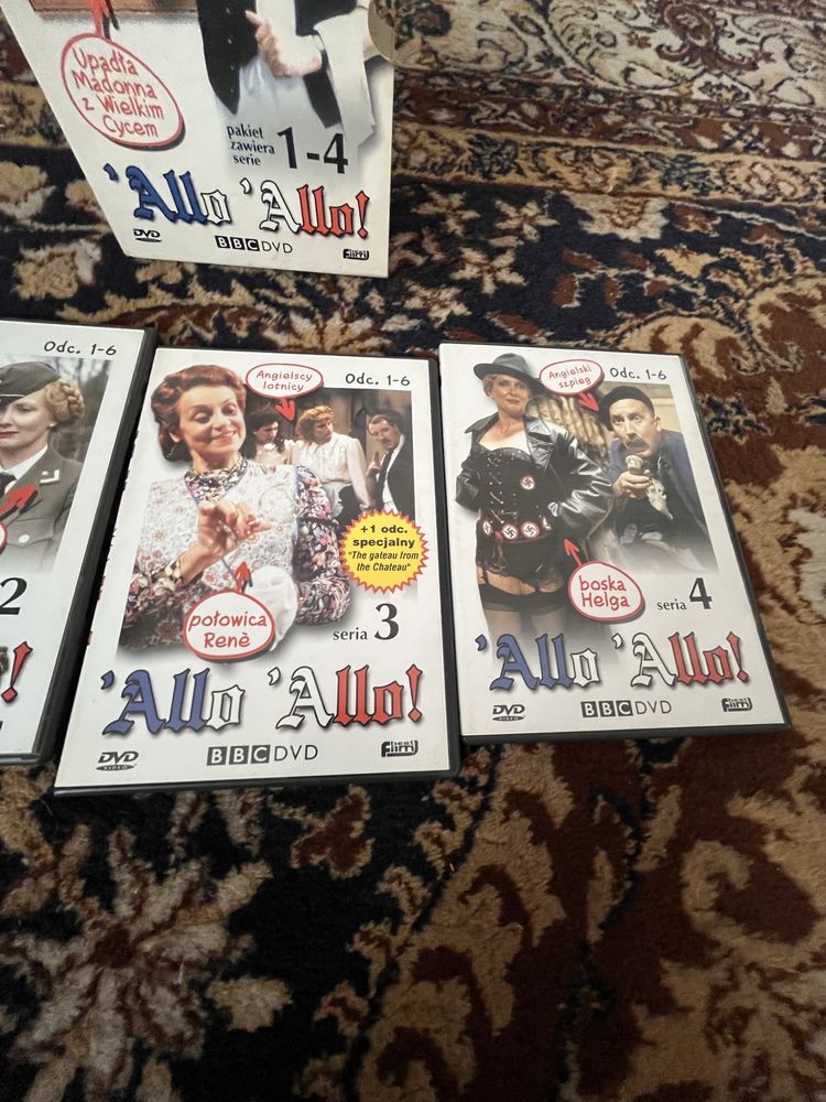 Allo Allo pakiet serie 1-4 DVD Lektor pL