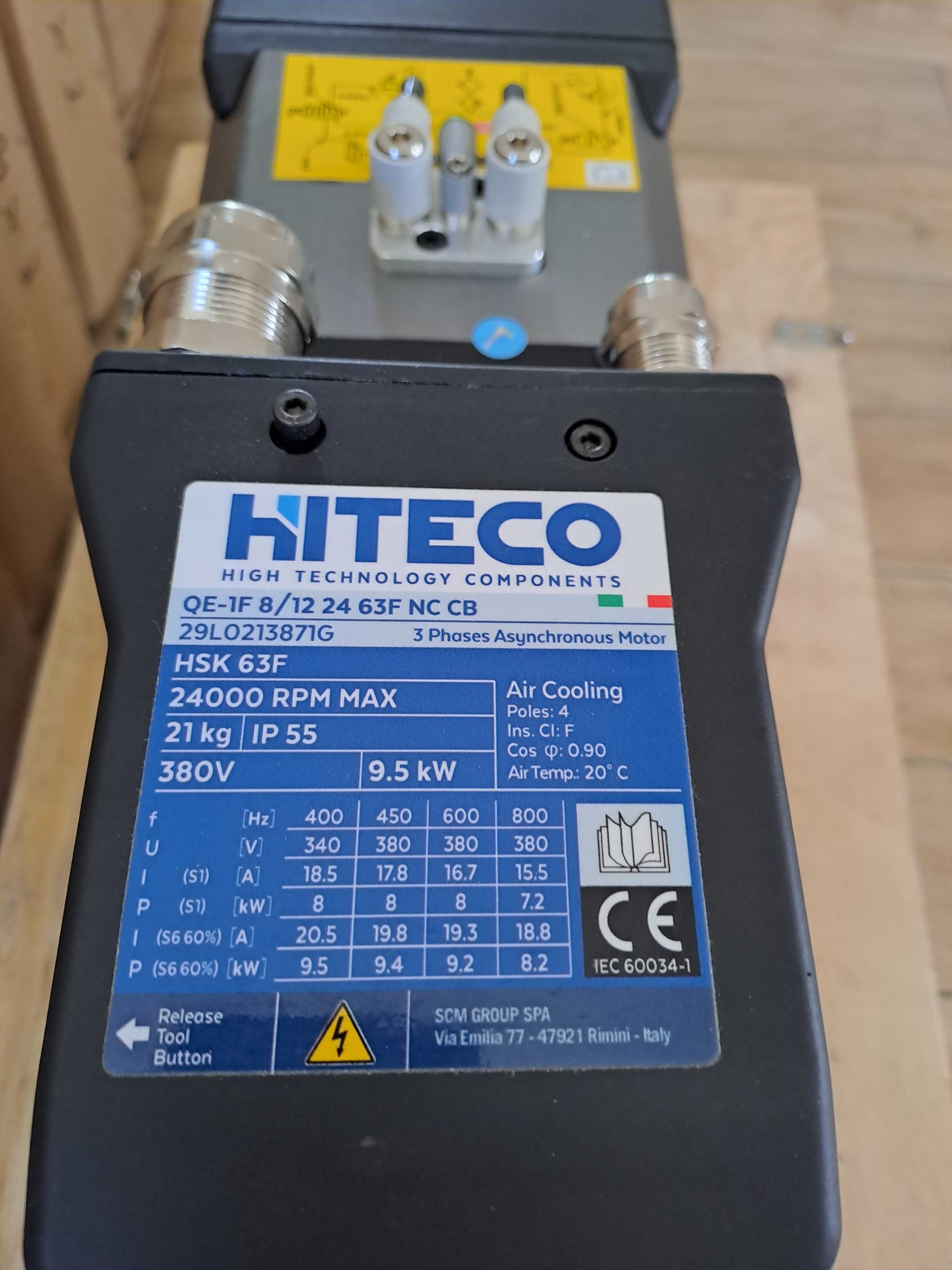 Wrzeciono HITECO do maszyn CNC QE-1F 8/12 24 63F PRO NAJNIŻSZA CENA!FV