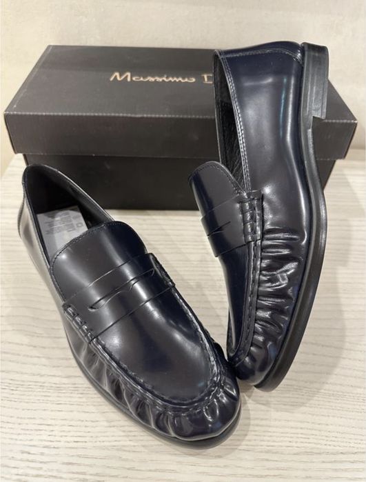 Кожаные лоферы ф.Massimo Dutti р.39