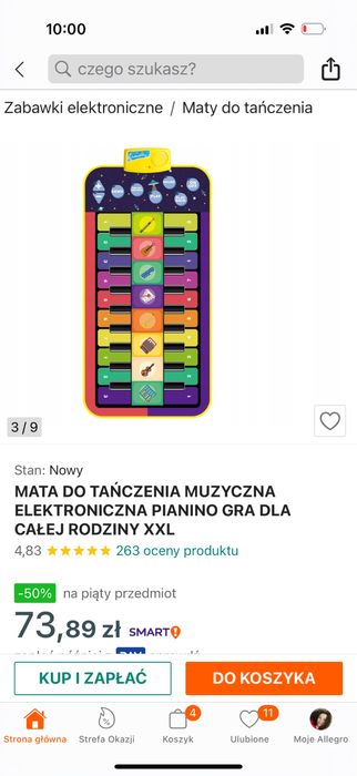 Mata muzyczna dla dzieci super stan