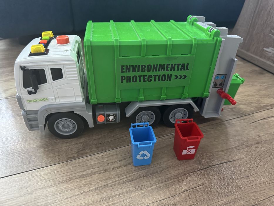Śmieciarka dla dzieci - dźwięki, światło