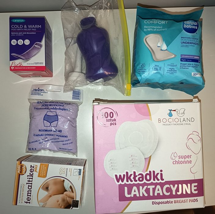 Wyprawka poporodowa, zestaw poporodowy