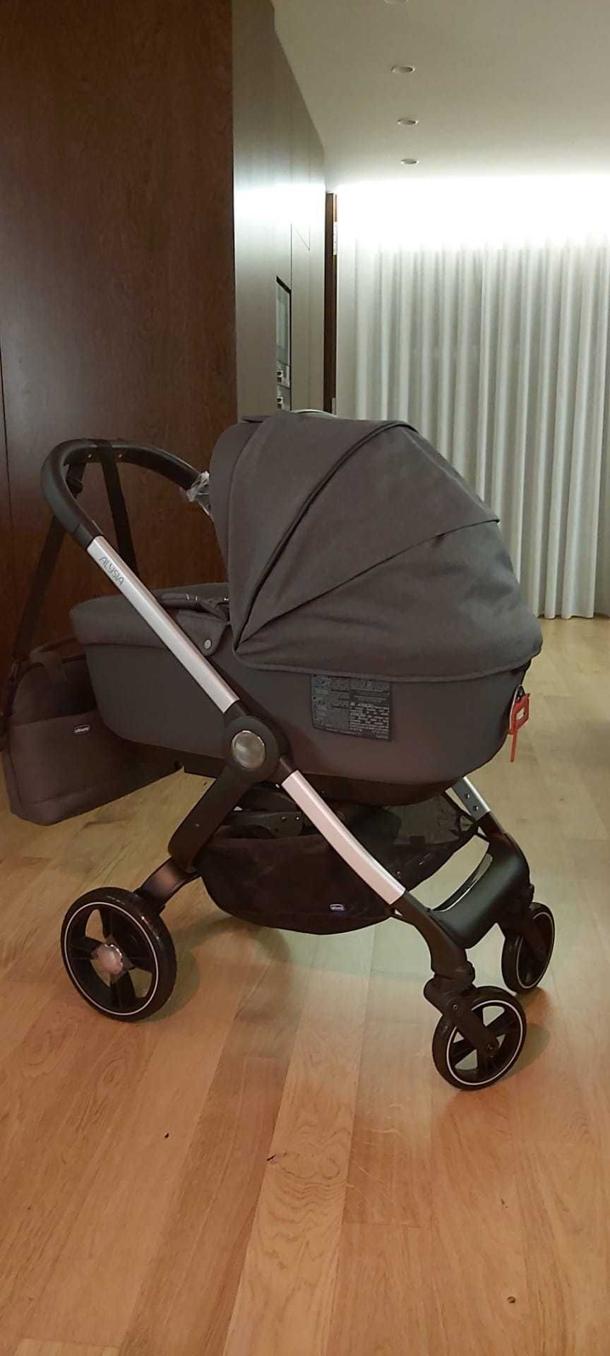 Carrinho completo + isofix: Trio Chicco Alysia