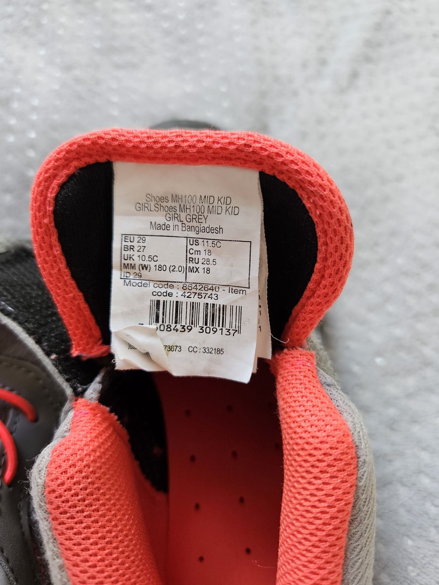 Buty trekkingowe Quechua Decathlon 28/29