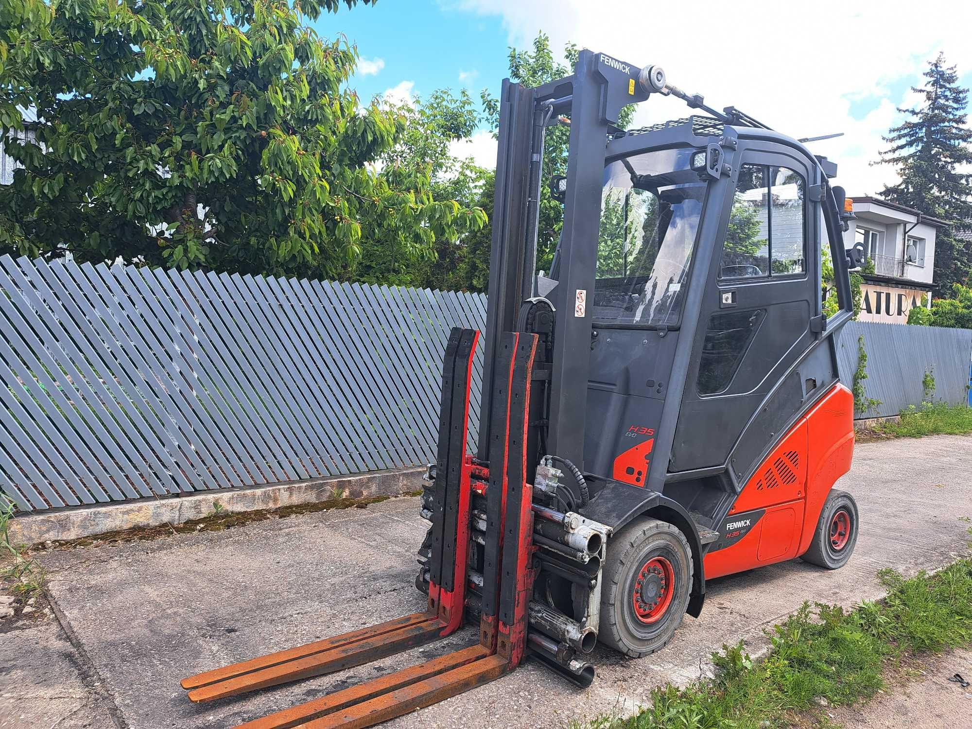 Linde H35T Klima 4 sekcje wózek widłowy 2018r.