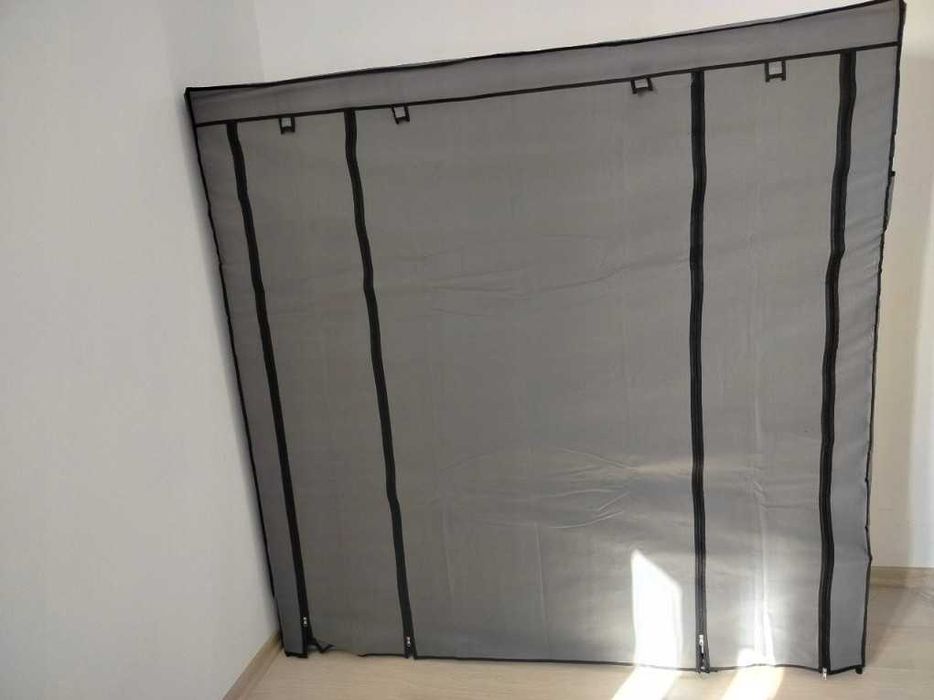 Szafa Garderoba Składana Tekstylna Na Ubrania Buty Duża Wieszak