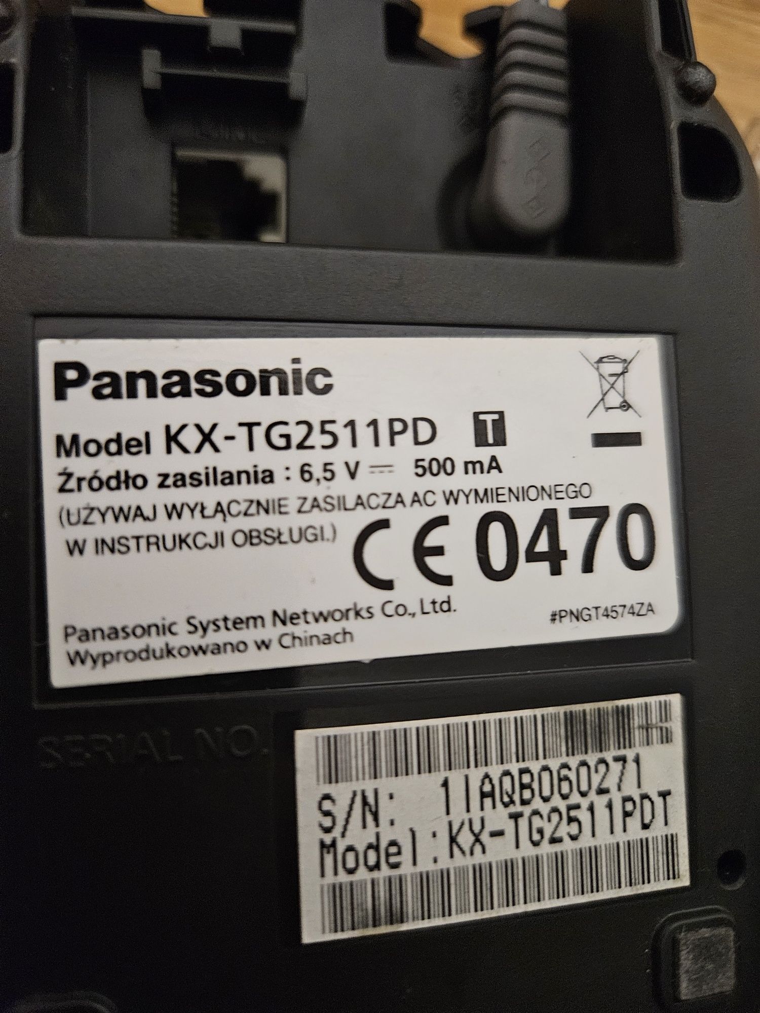 Telefon stacjonarny panasonic
