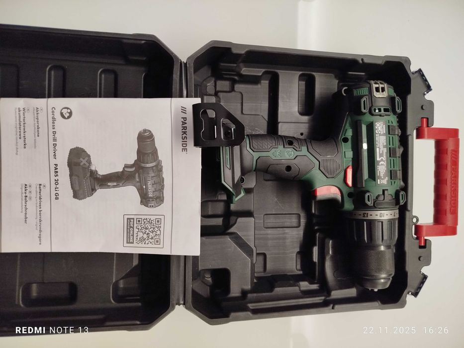 Akumulatorowa wiertarko wkrętarka Parkside