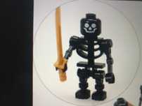 Figurka klocki żołnierz szkieletor skeleton