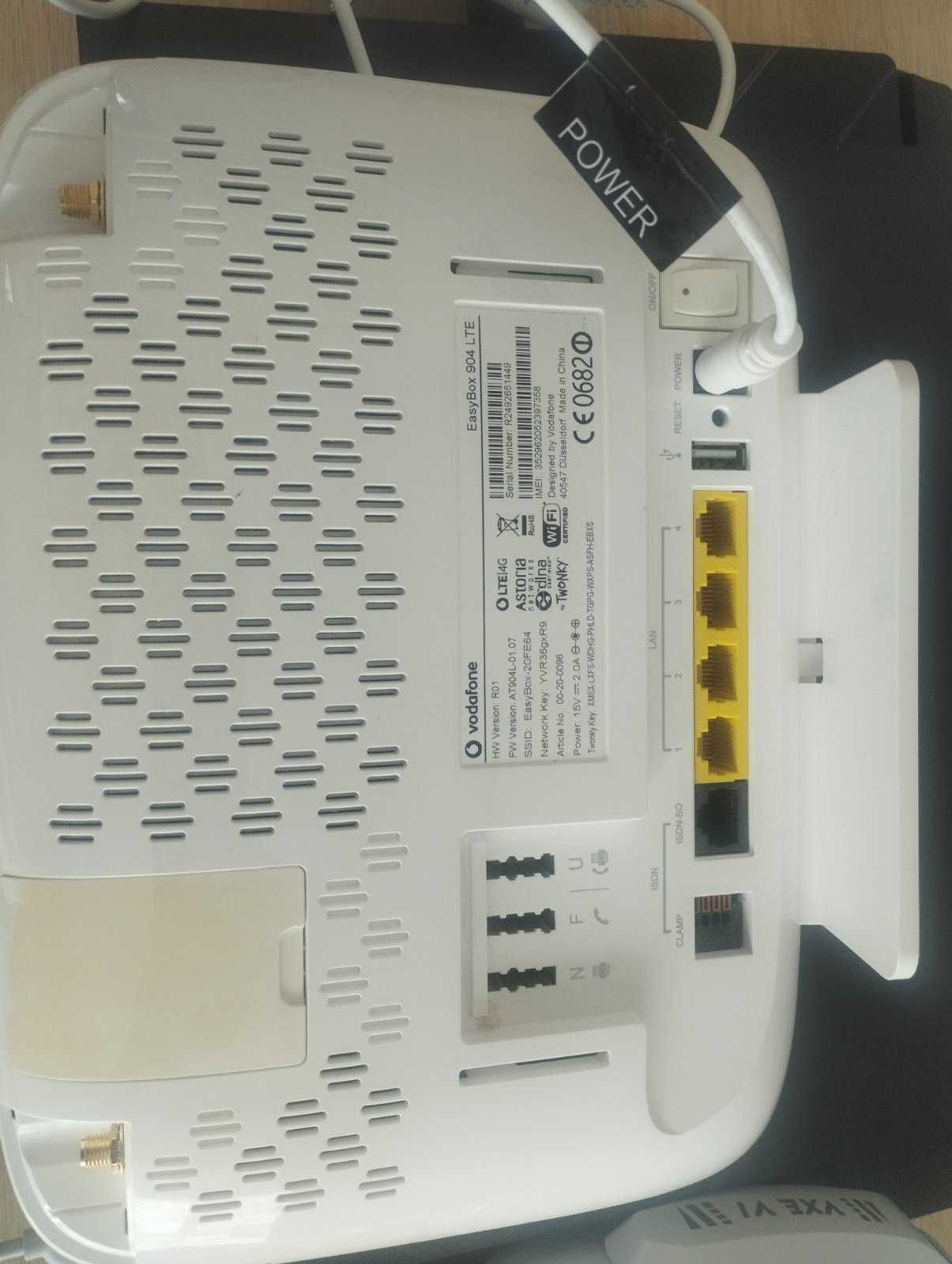 Роутер Vodafone EasyBox 904 LTE З Німеччини + Блок живлення