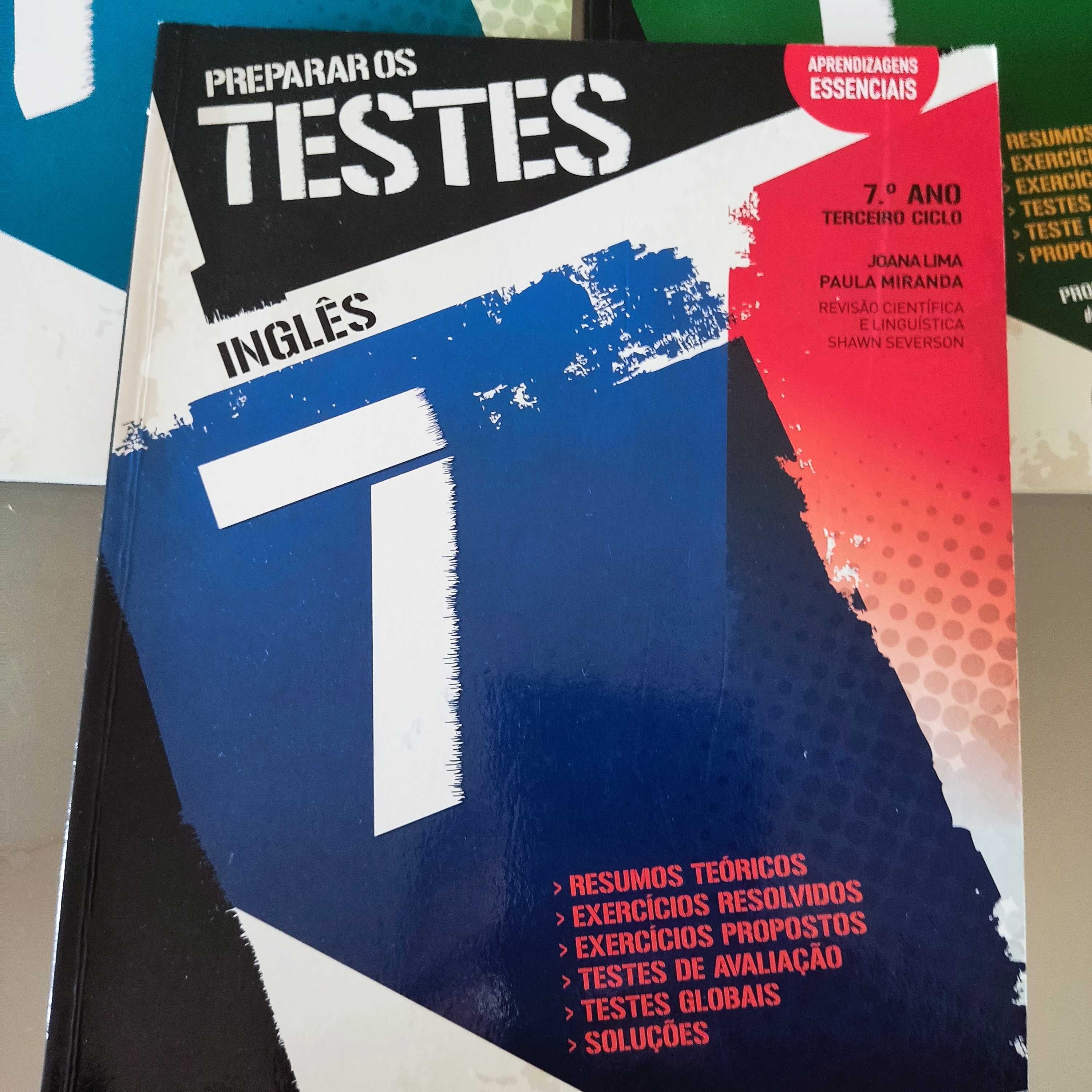 Livros exercícios 7 Ano