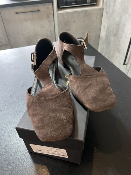 Дуже стильні замш босоножки Massimo Dutti 38-39