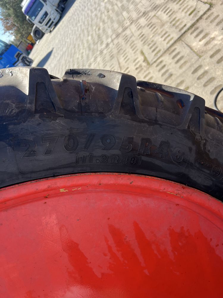 Koła wąskie do ciągnika pod oprysk 270/95 r48 r32