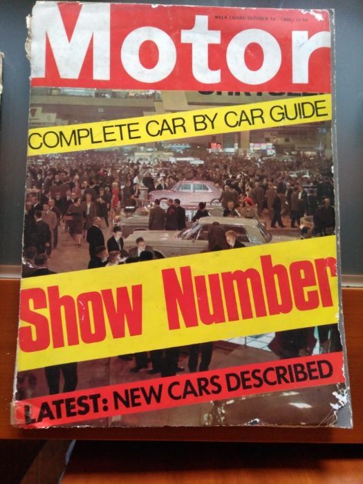 revista motor october 1968 show number