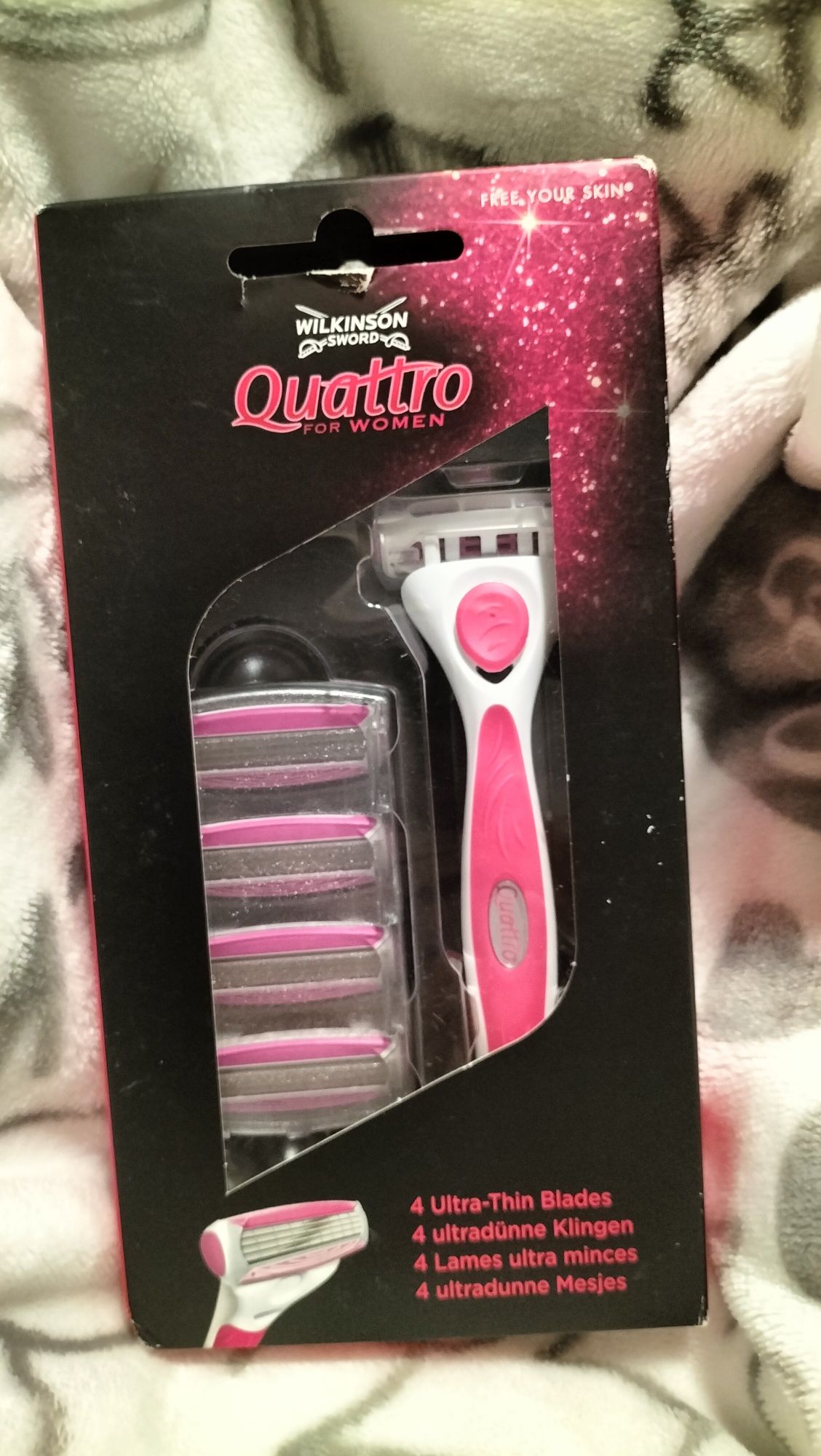 Maszynka Wilkinson Sword Quattro z 4 wkładami