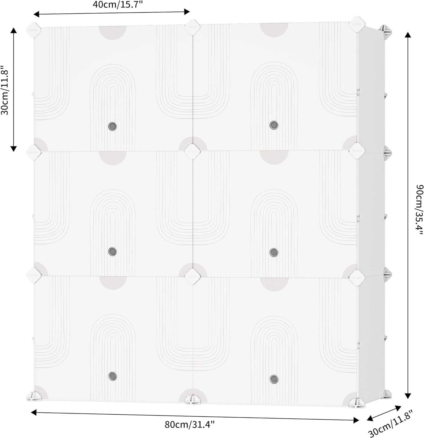 Regał Modułowy na Buty Solidna Konstrukcja System DIY