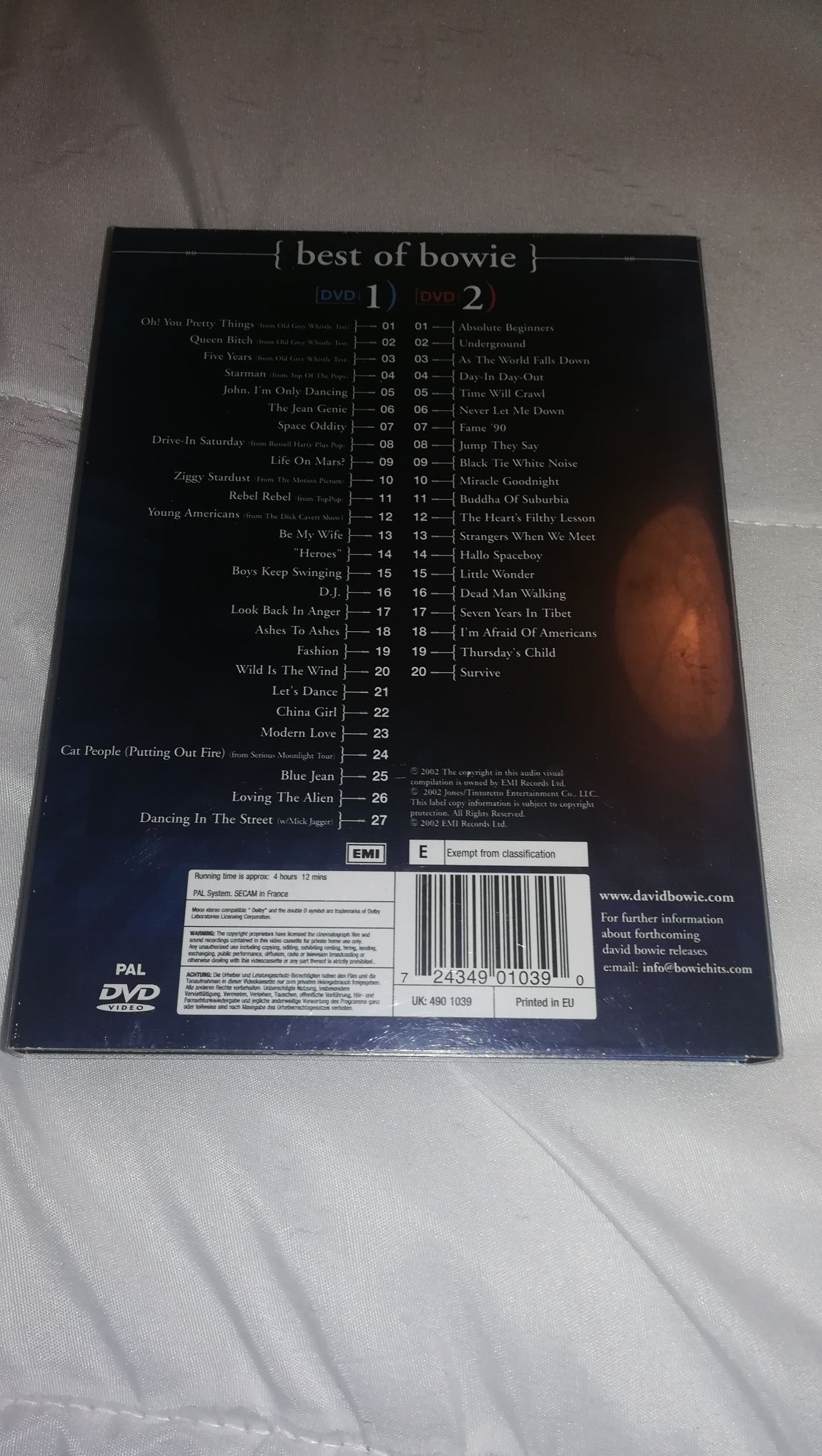 DVD Duplo David Bowie "Best of Bowie" (COMO NOVO)